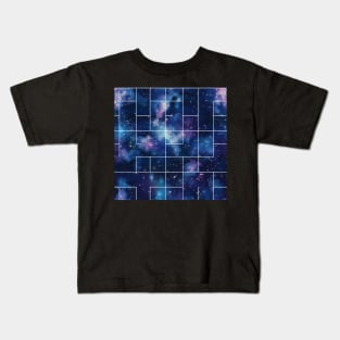 Limitless Horizon - Infinite Nebula Seamless Pattern Kids T-Shirt